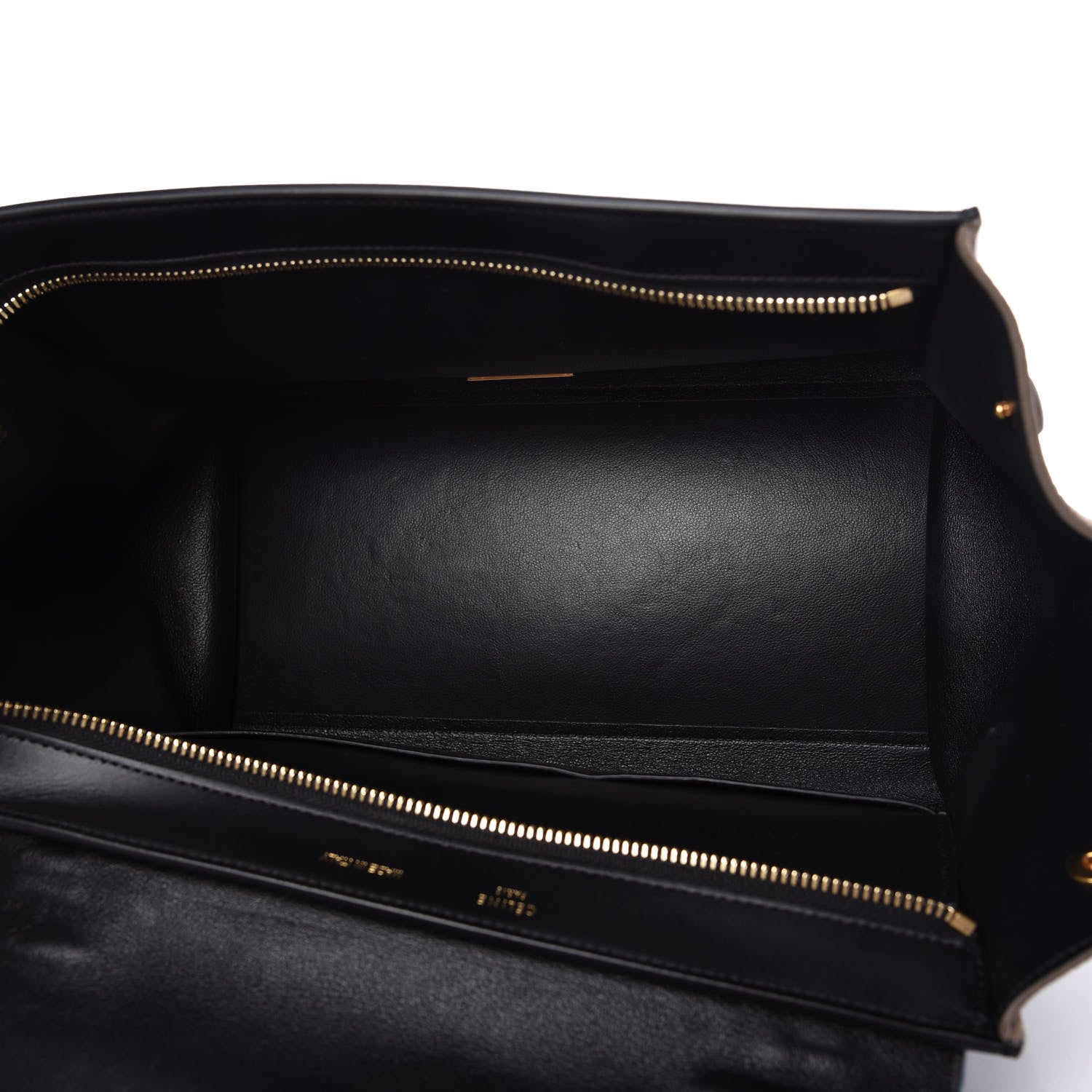 Celine Bullhide Calfskin Grained Nubuck Small Tri-Color Trapeze Medium Blue 6 of 10