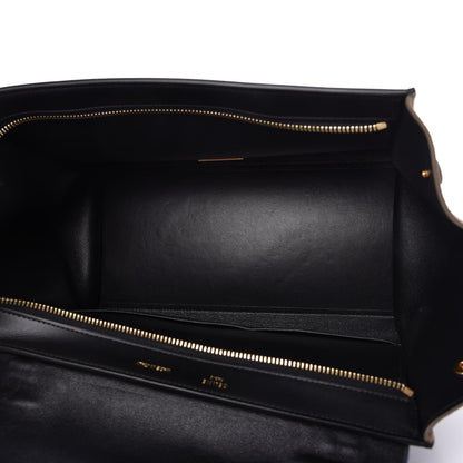 Celine Bullhide Calfskin Grained Nubuck Small Tri-Color Trapeze Medium Blue 6 of 10