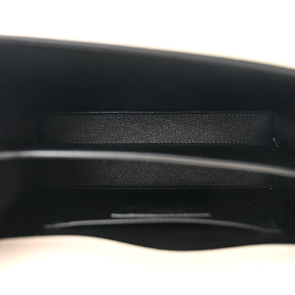 Saint Laurent Grain de Poudre Mini Classic Monogram Cassandra Top Handle Crema Soft 5 of 11