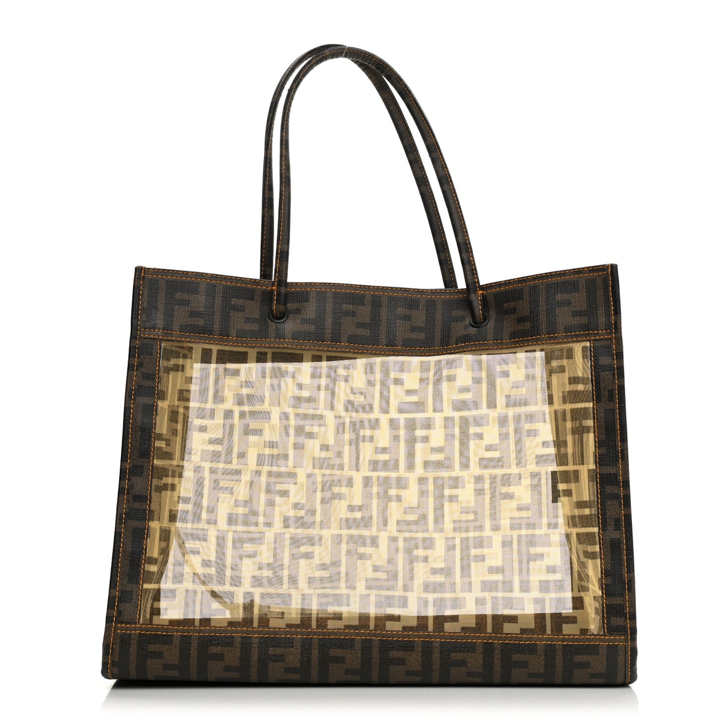 Mesh Glazed Fabric FF 1974 Tote Tobacco