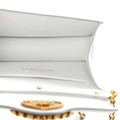 Dolce & Gabbana Smooth Calfskin Small Devotion Envelope Top Handle Bag White 5 of 11