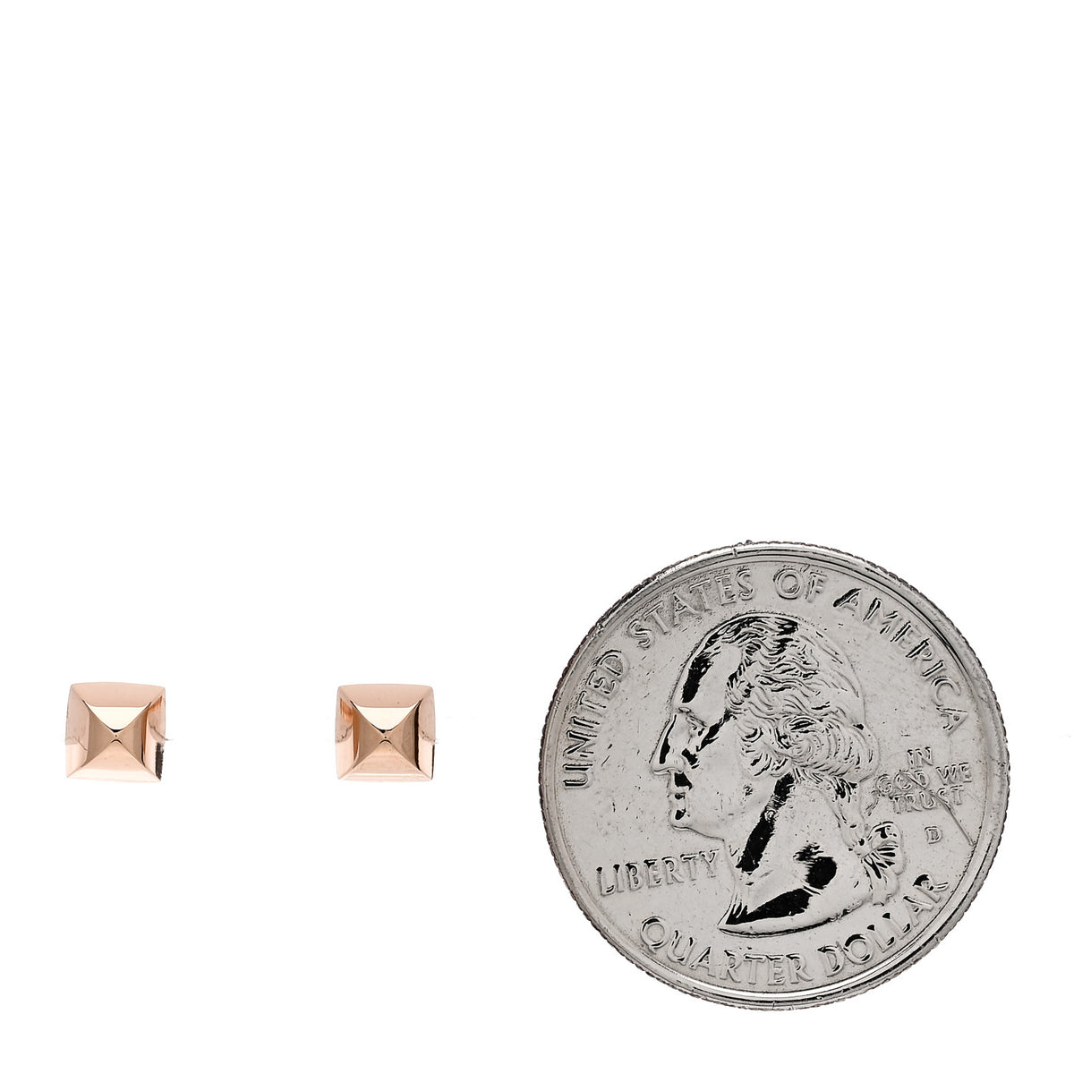 18K Rose Gold Clou d'H Stud Earrings