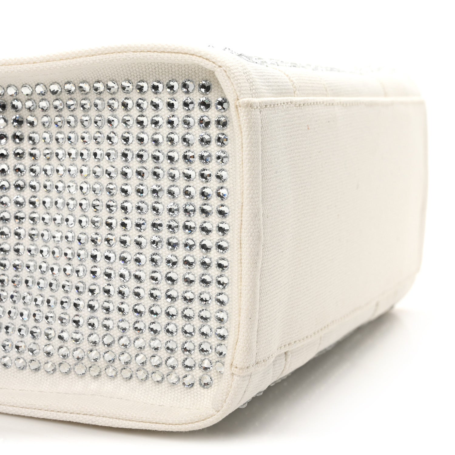 Marc Jacobs Crystal Canvas Small The Tote Bag White 1713489