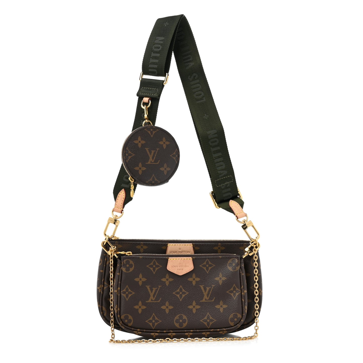 Monogram Multi Pochette Accessories Kaki