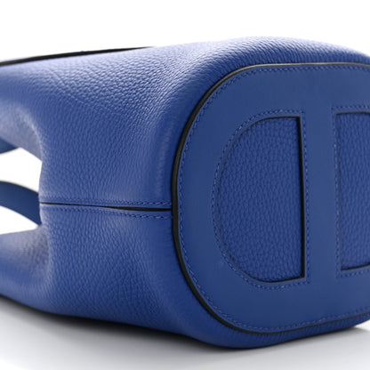 Hermes Taurillon Clemence Swift In-The-Loop 18 Bag Bleu Royal 9 of 11