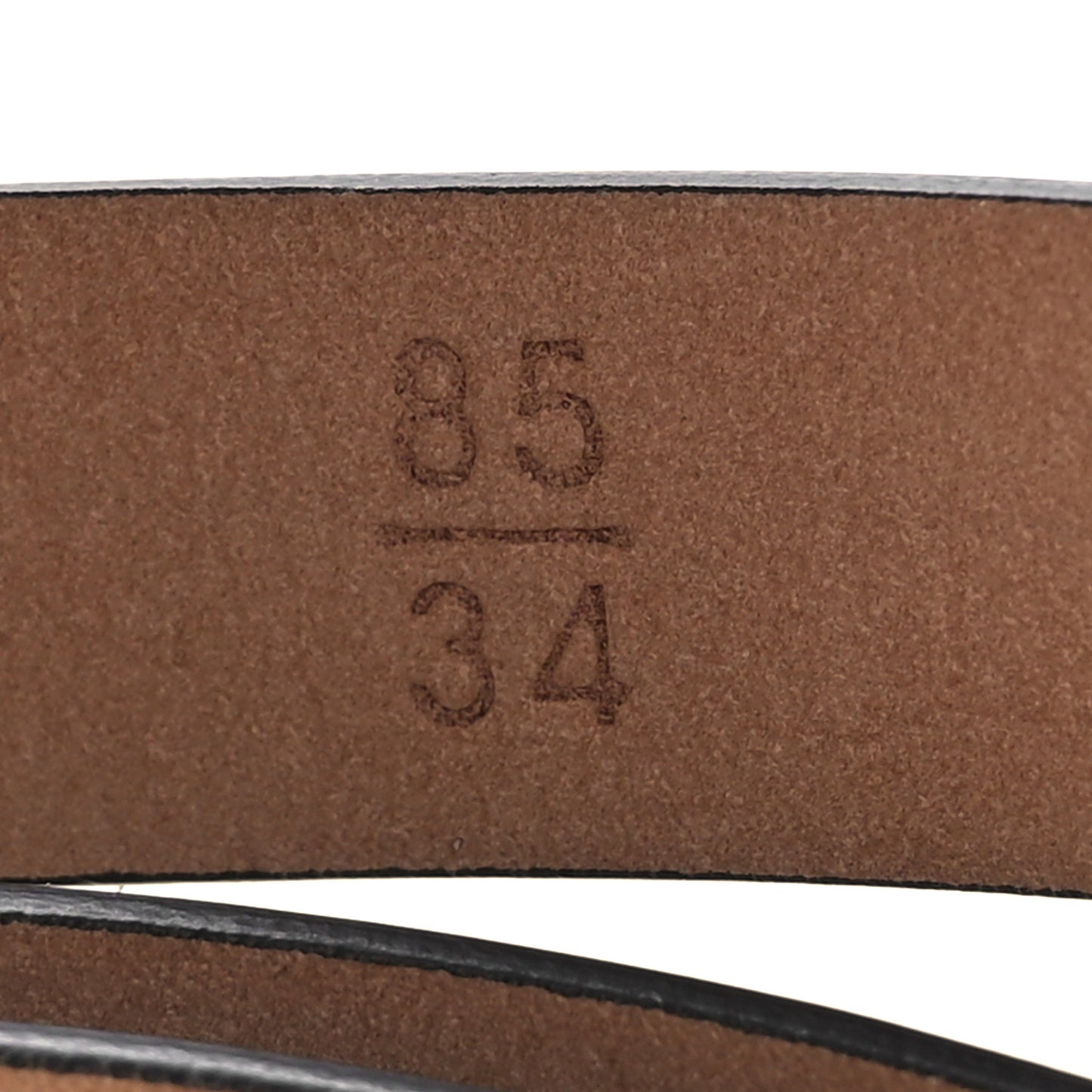 Patent CC Logo Skinny Belt 85 34 Black