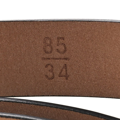 Chanel Patent CC Logo Skinny Belt 85 34 Black 6 of 6