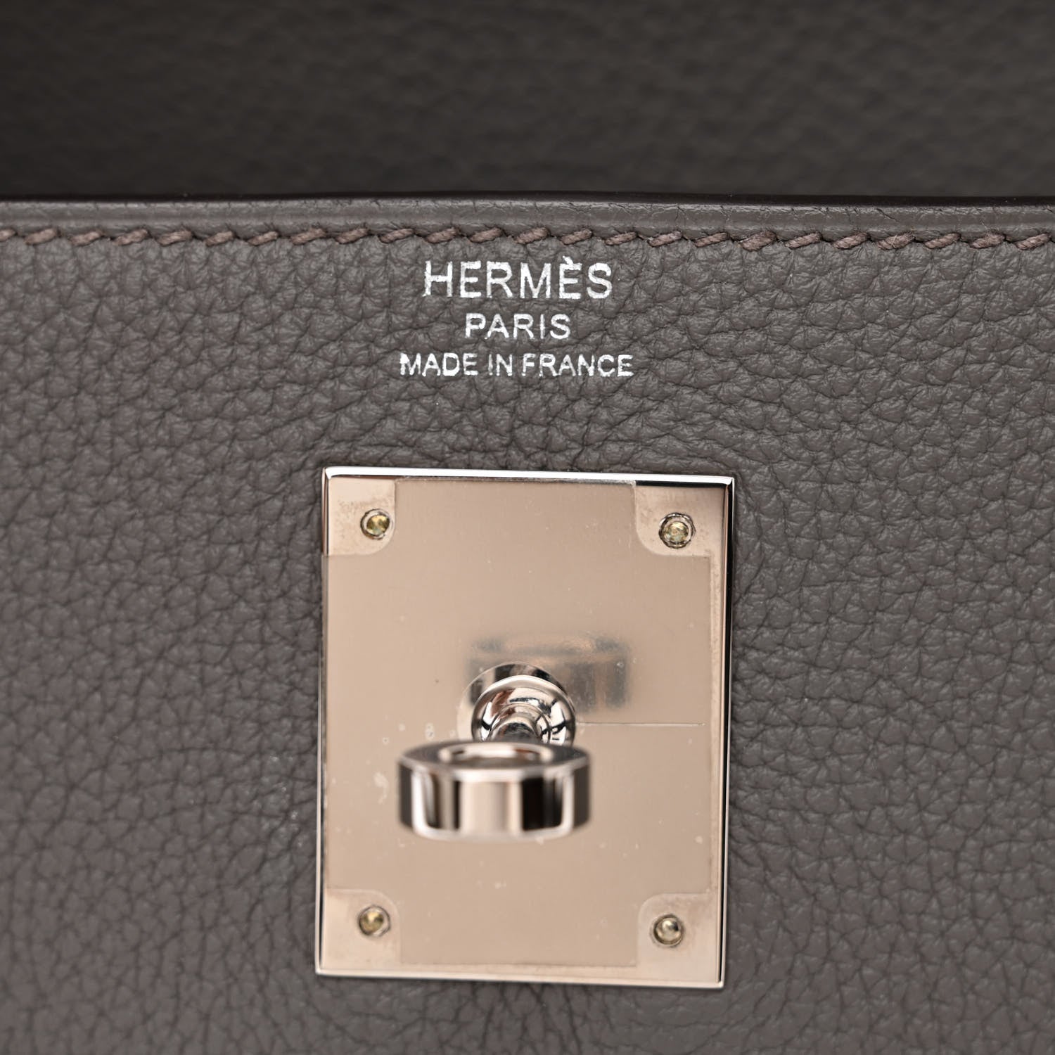 Hermes Togo Kelly Retourne 28 Etain 6 of 14
