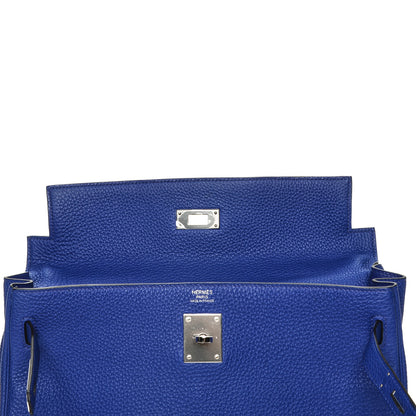 Hermes Togo Kelly Retourne 32 Bleu Electrique 15 of 25