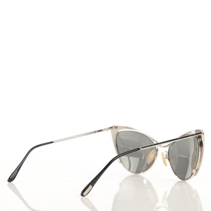 Tom Ford Nastasya Cat Eye Sunglasses TF304 Silver 3 of 6