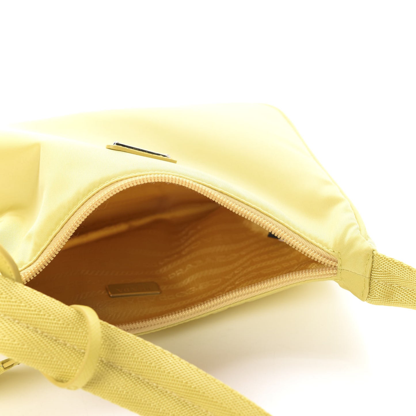 Tessuto Nylon Saffiano Mini Re-Edition 2000 Bag Ananas
