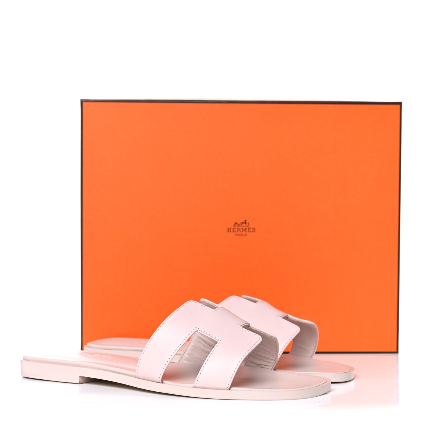 Calfskin Oran Sandals 37 Rose Pétale