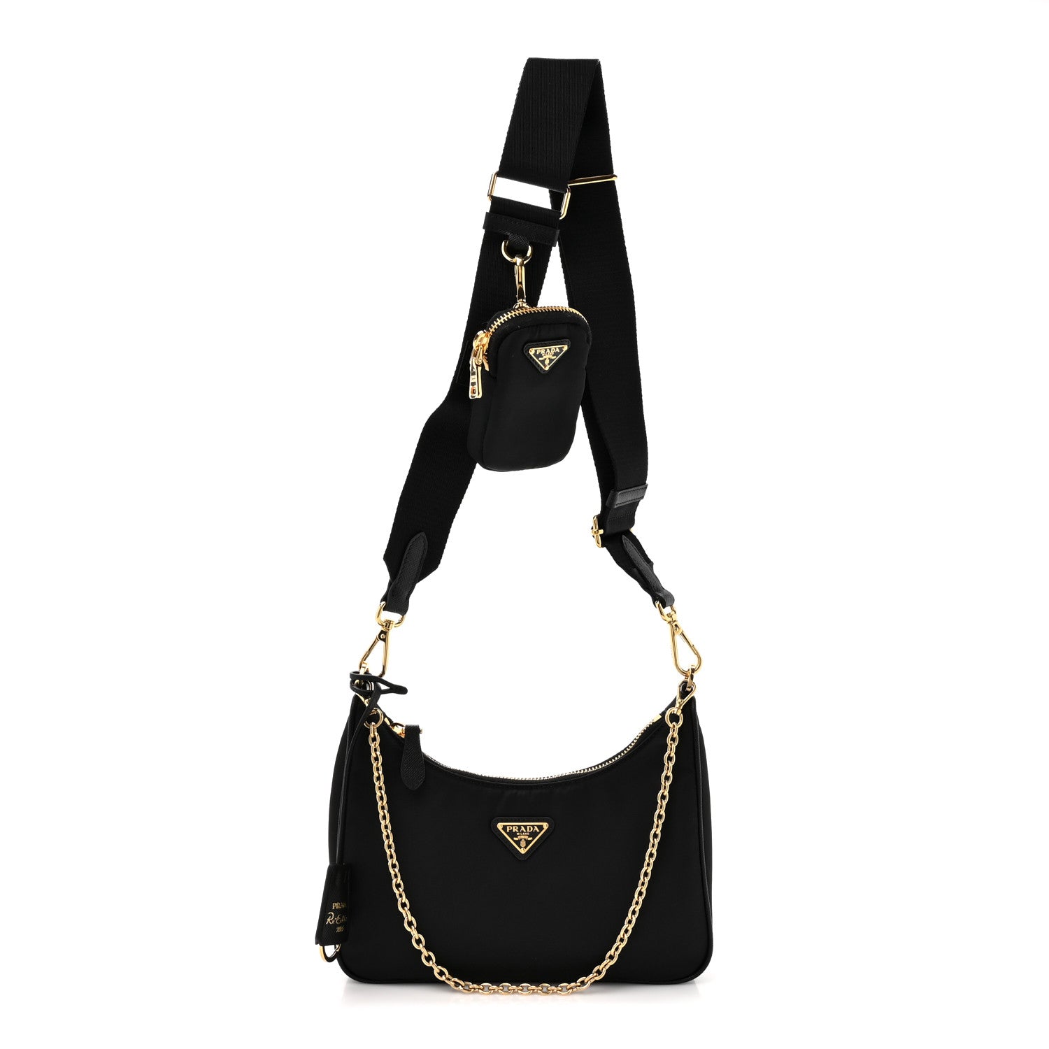 Prada Nylon Re-Edition 2005 Shoulder Bag Black 1 of 9