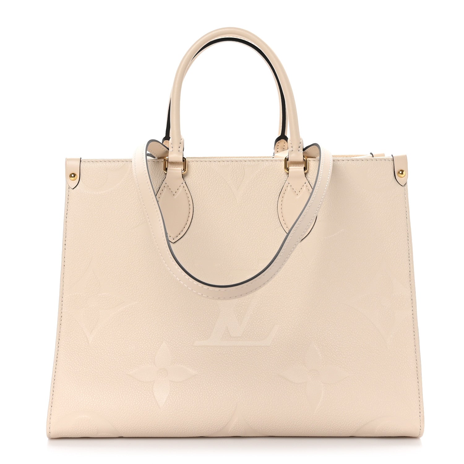 Louis Vuitton Empreinte Monogram Giant Onthego MM Creme 2 of 16