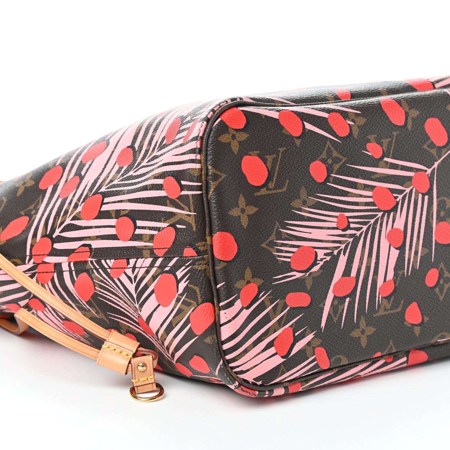 Monogram Jungle Dots Neo Neverfull MM Sugar Pink Poppy