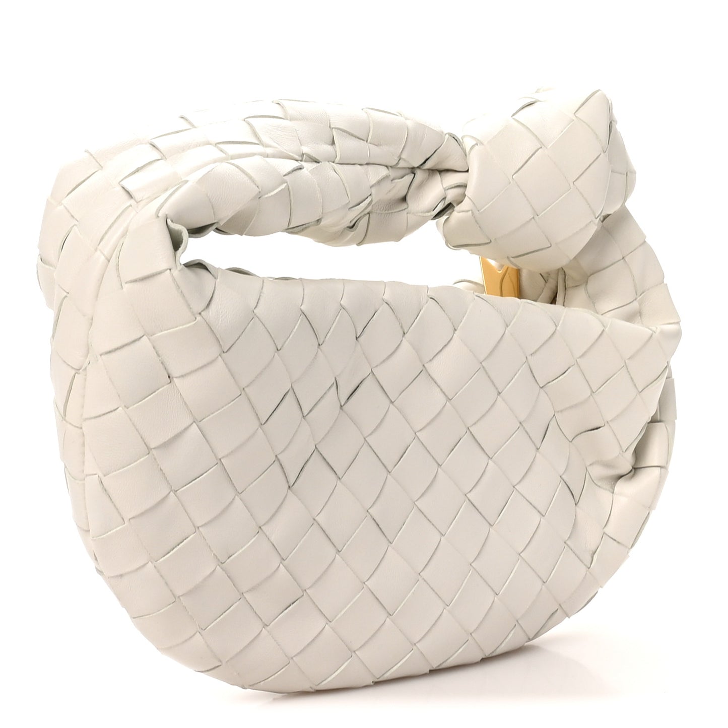 Nappa Intrecciato Mini Heart Jodie White White