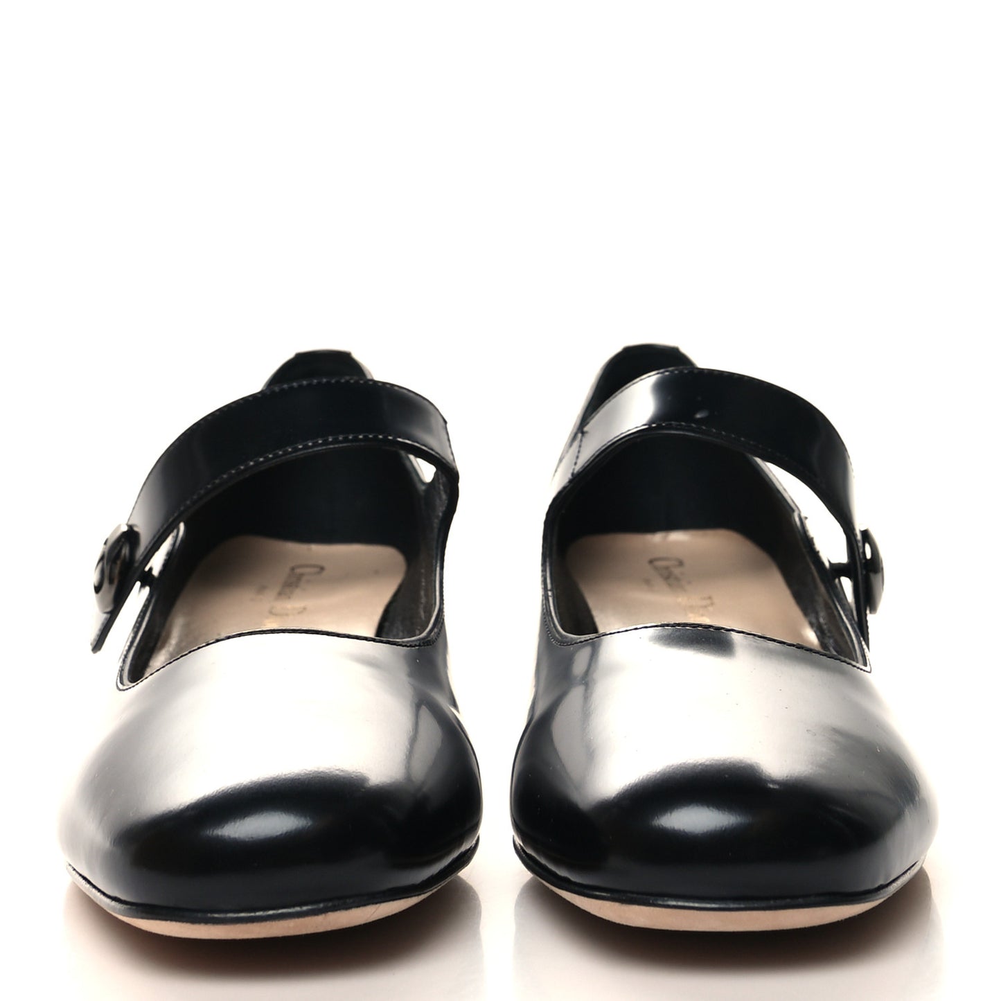 Brushed Calfskin Uniform 30mm Pumps 37.5 Black