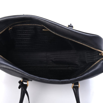 Prada Saffiano Lux Bowler Black 4 of 5