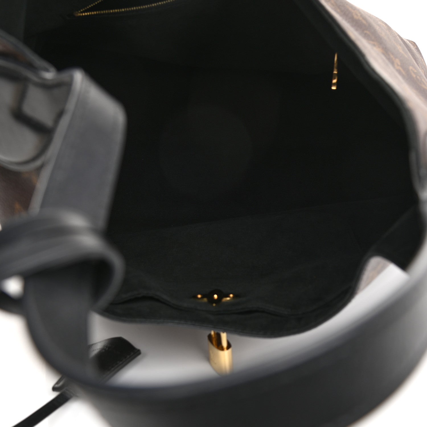 Louis Vuitton Monogram Flower Hobo Black 9 of 24
