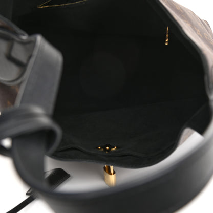 Louis Vuitton Monogram Flower Hobo Black 9 of 24