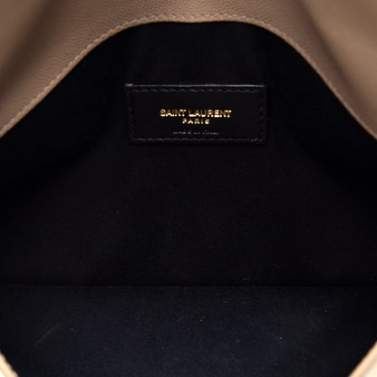 Saint Laurent Grain De Poudre Uptown Pouch Dark Beige 5 of 7