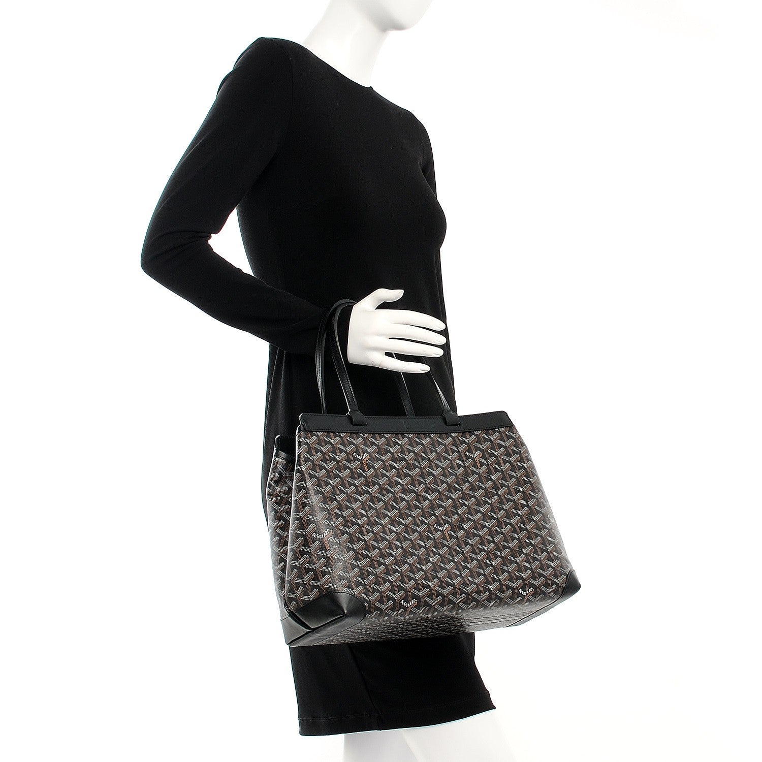 Goyard Goyardine Bellechasse PM Black 2 of 8