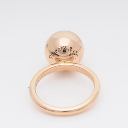 Tiffany 18K Yellow Gold 12mm HardWear Ball Ring 52 6 4 of 6