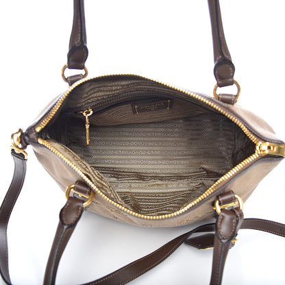 Prada Jacquard Logo Tote Corda Bruciato 6 of 10