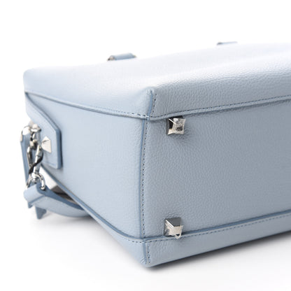 MCM Grained Calfskin Medium Ella Boston Sky Blue 6 of 10