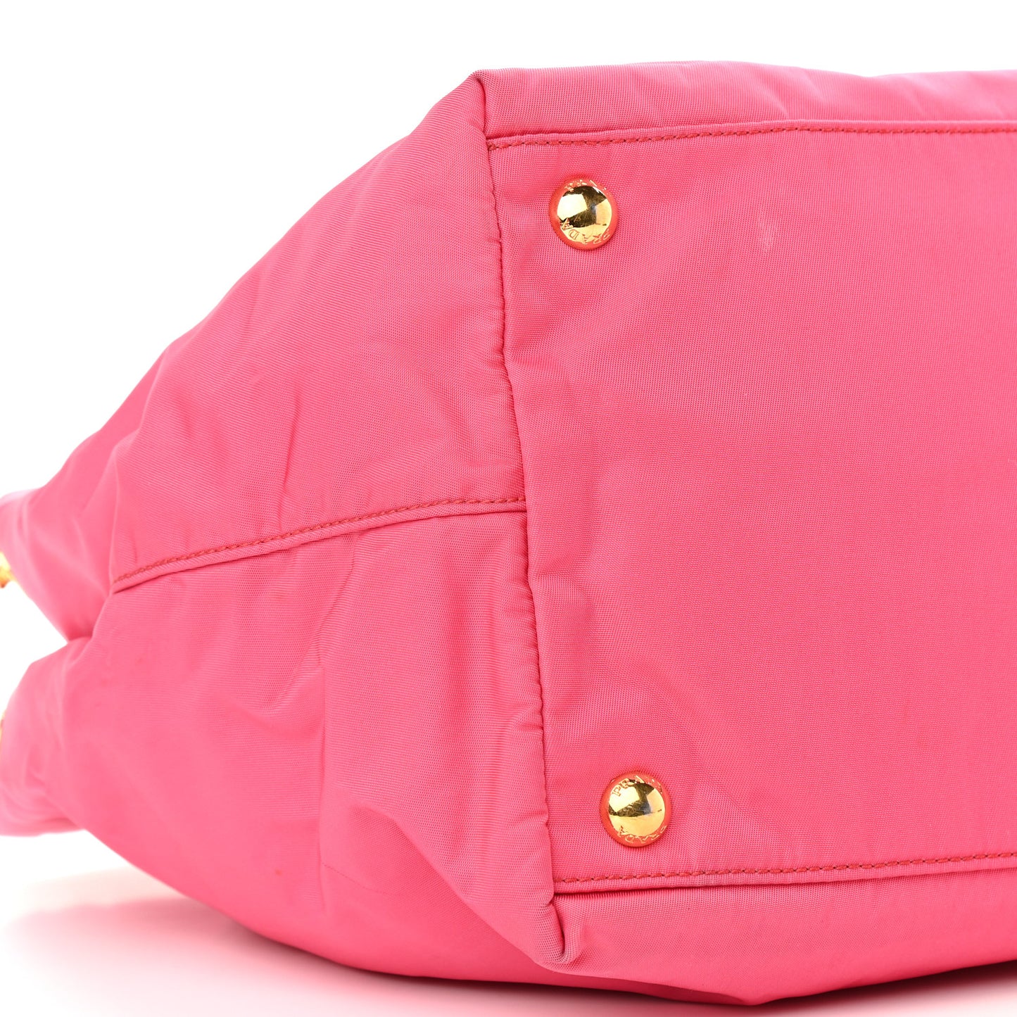 Nylon Tessuto Fiocco Bow Tote Begonia