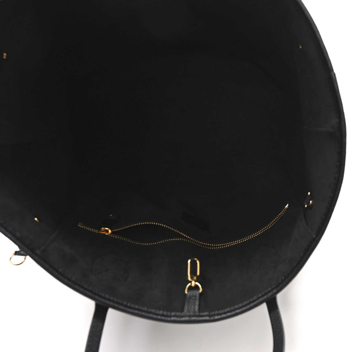 Louis Vuitton Empreinte Monogram Giant Neverfull MM Black Beige 6 of 10