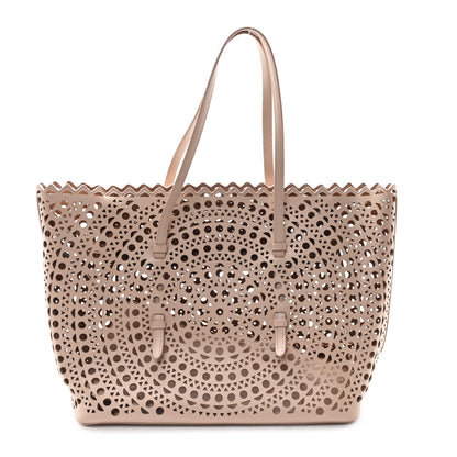 Alaia Calfskin Vienne Tote Sable 1 of 12