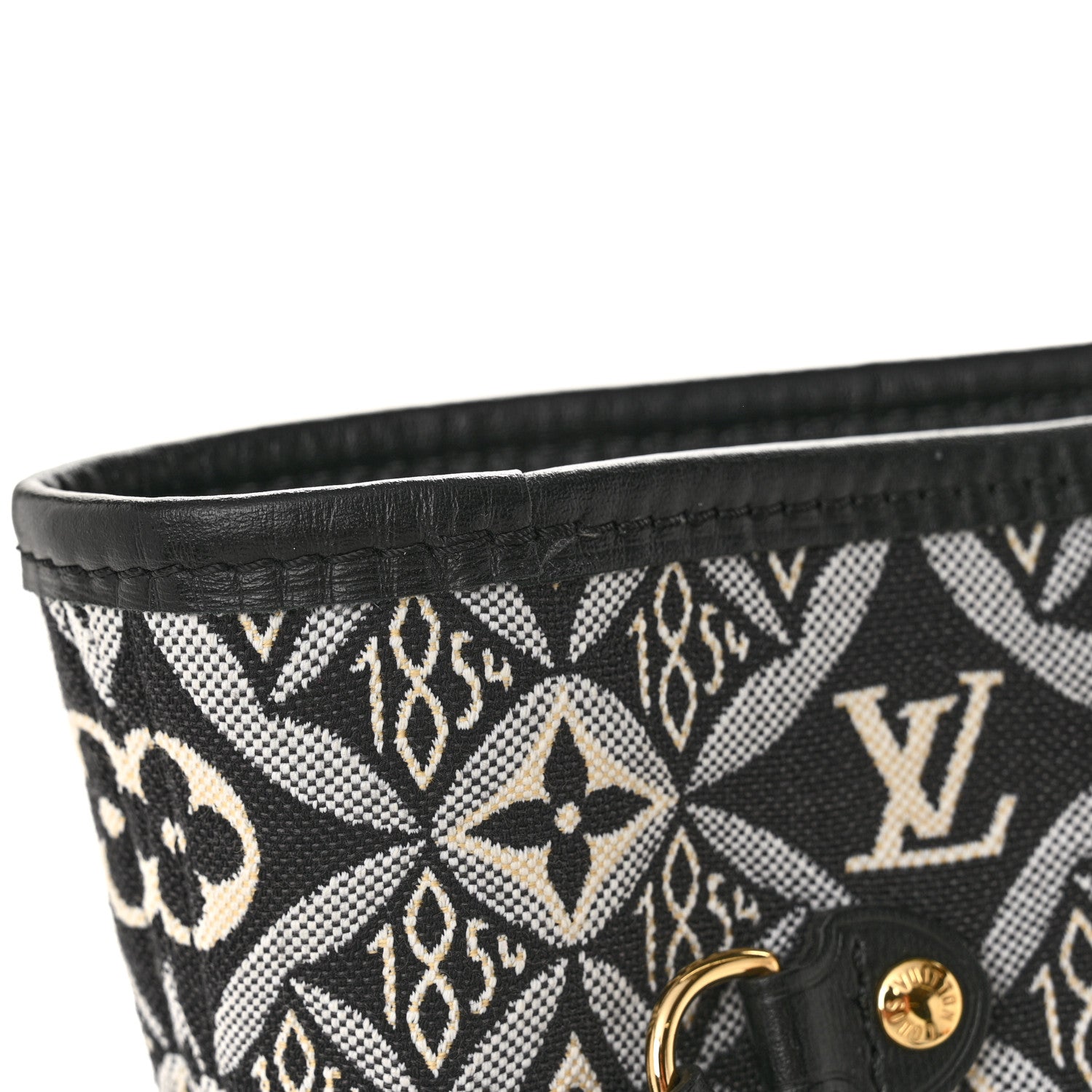 Louis Vuitton Jacquard Since 1854 Neverfull MM Grey 12 of 13