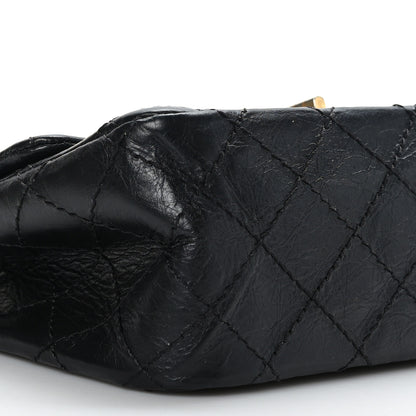 Chanel Aged Calfskin Quilted 2.55 Reissue Mini Flap Black 8 of 9