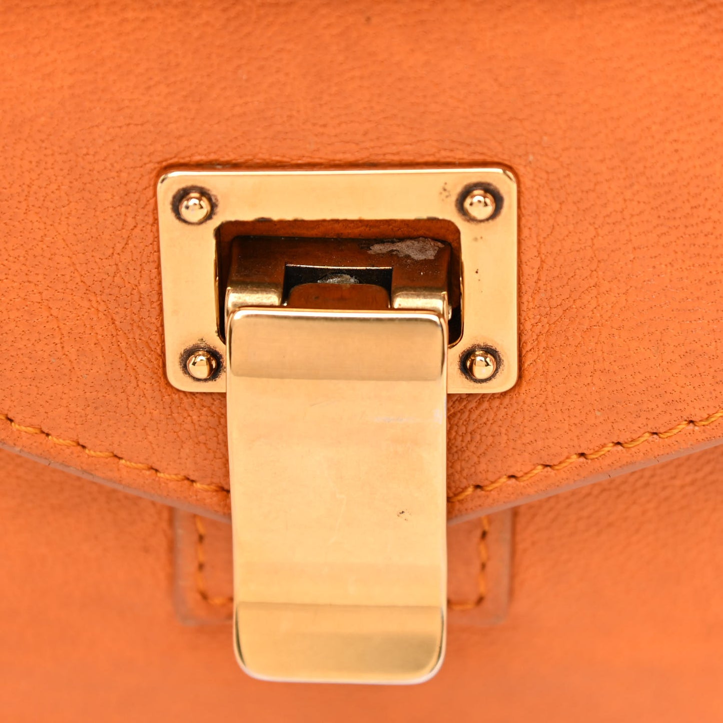 Lambskin Medium PS1 Satchel Saffron