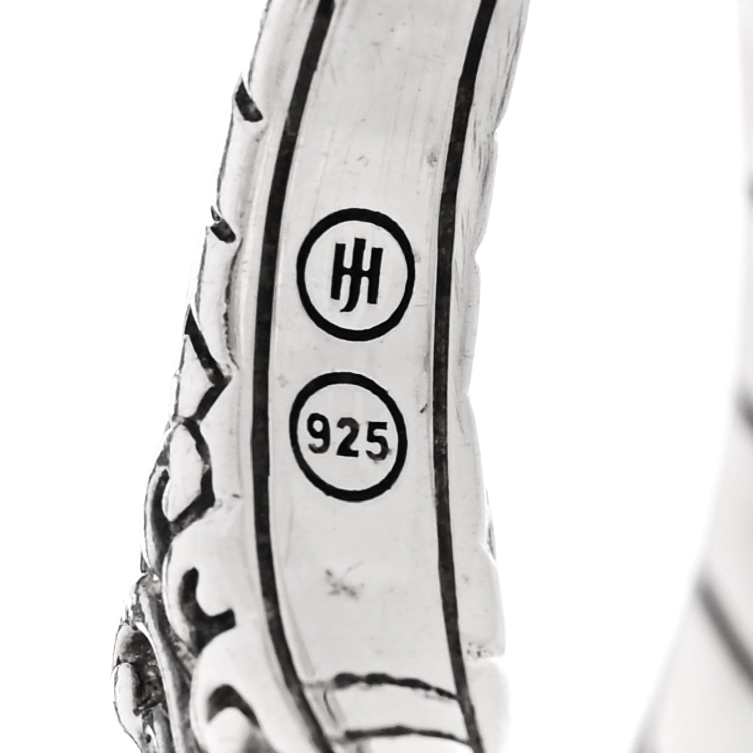 John Hardy Sterling Silver Diamond Naga Dragon Head Ring 56 7.5 4 of 4