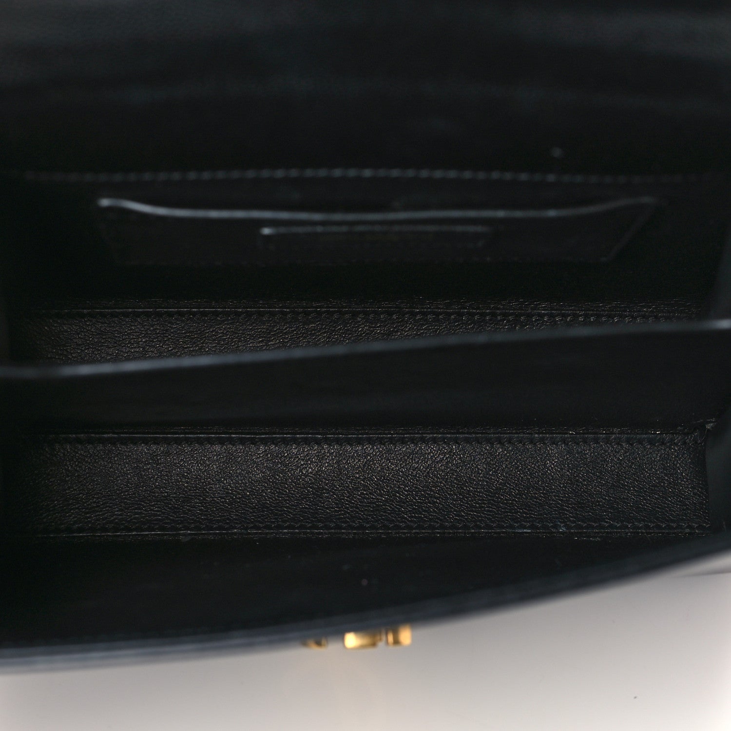 Saint Laurent Grain de Poudre Mini Classic Monogram Cassandra Top Handle Black 5 of 6