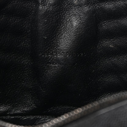 Saint Laurent Grain De Poudre Matelasse Monochrome Monogram Mini Lou Camera Bag Black 7 of 11