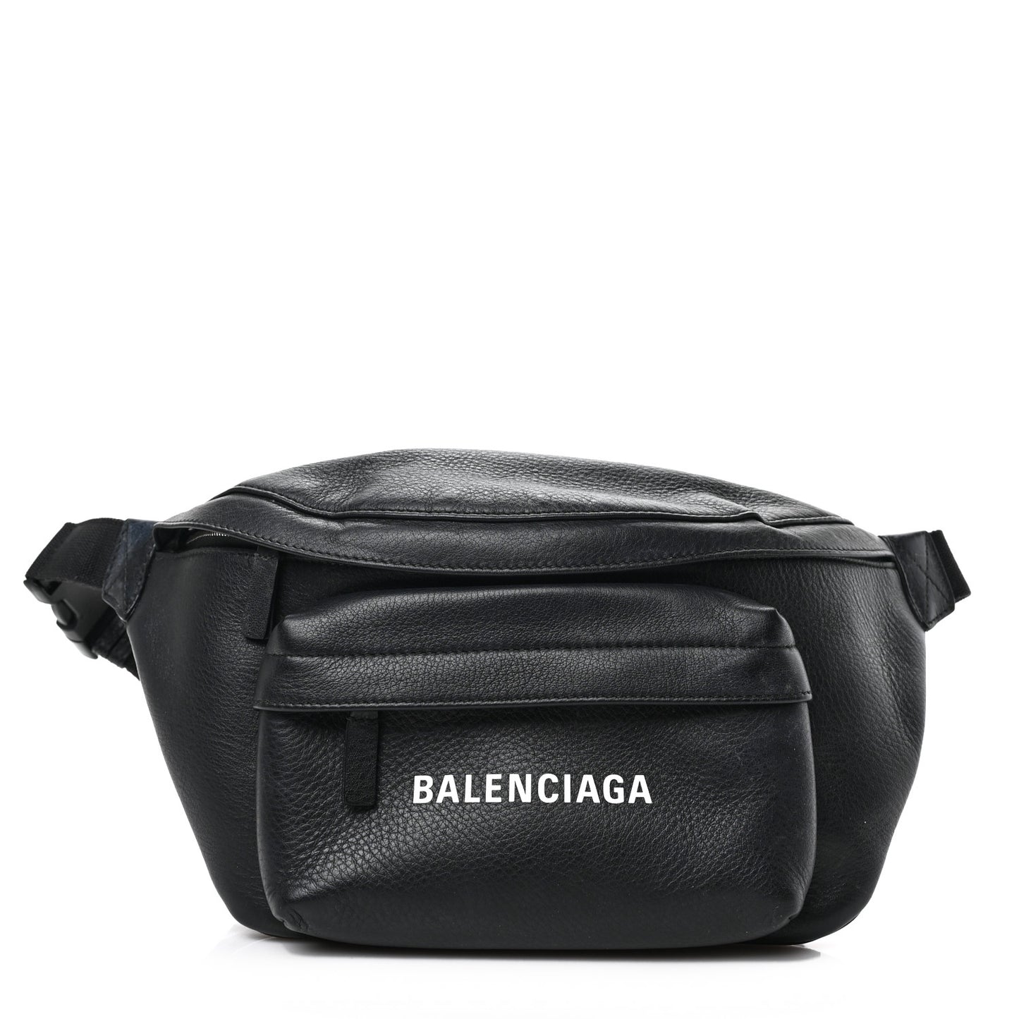 Smooth Calfskin Logo Everyday Beltpack XS Black White