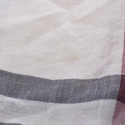 Burberry Silk Wool House Check Scarf Ivory 4 of 4