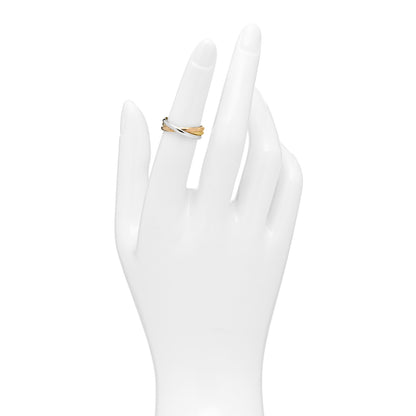 Cartier 18K Pink Yellow White Gold Extra Small Les Must De Cartier Trinity Ring 52 6 2 of 4