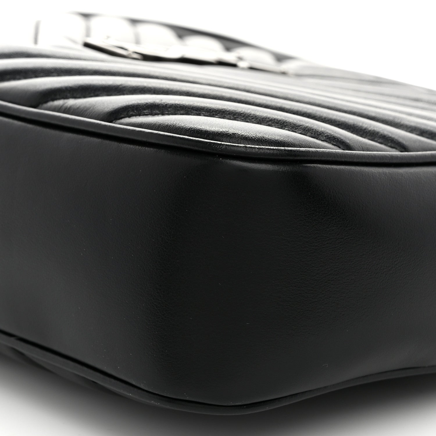 Saint Laurent Calfskin Matelasse Monogram Lou Camera Bag Black 10 of 10