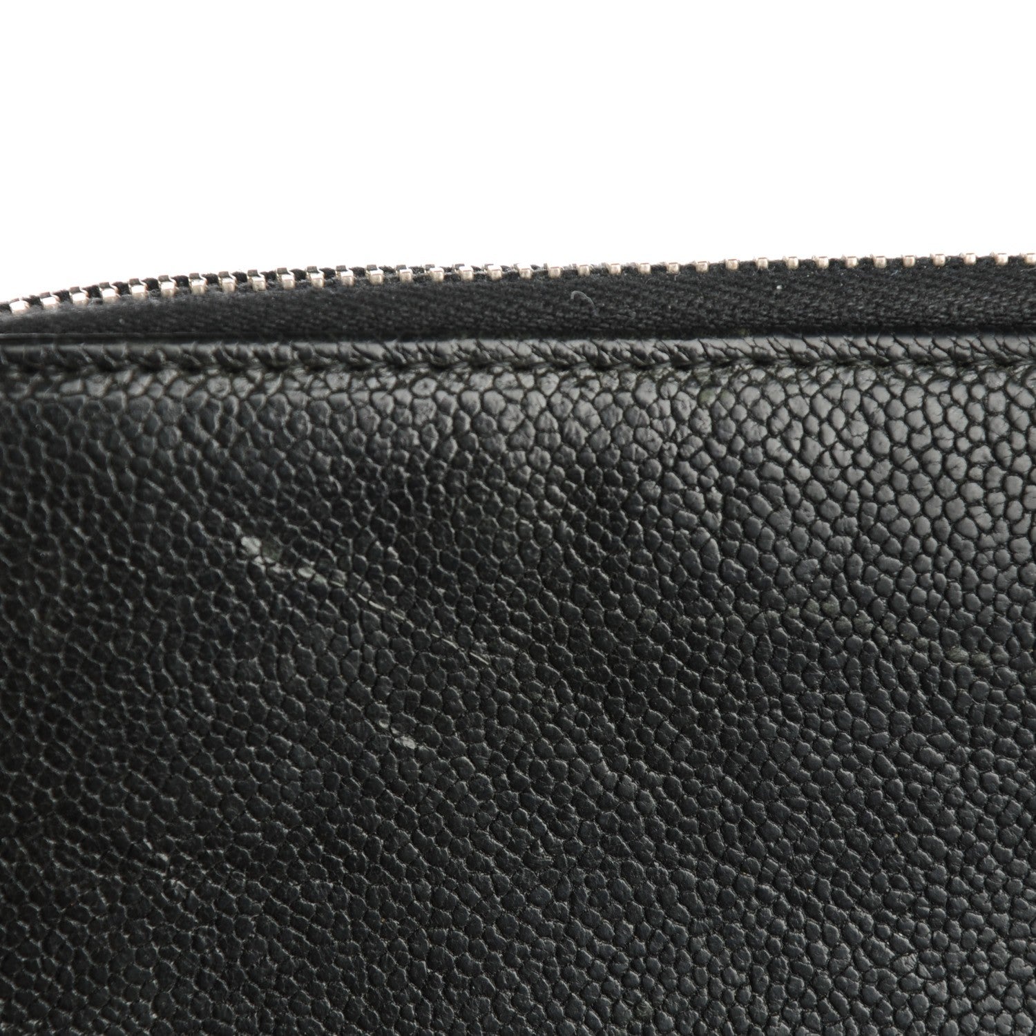 Chanel Caviar Outdoor Ligne Zip Around Wallet Black 10 of 10