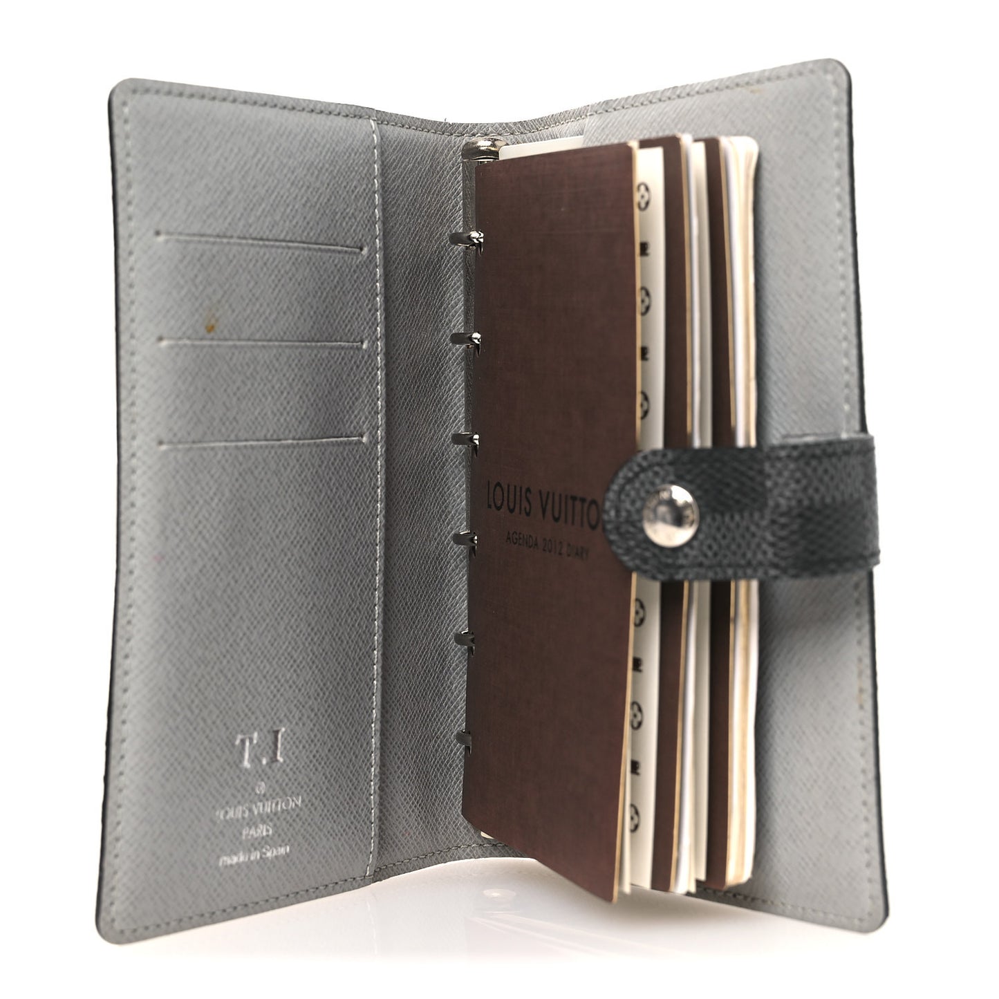 Damier Graphite Small Ring Trunks Agenda Cover