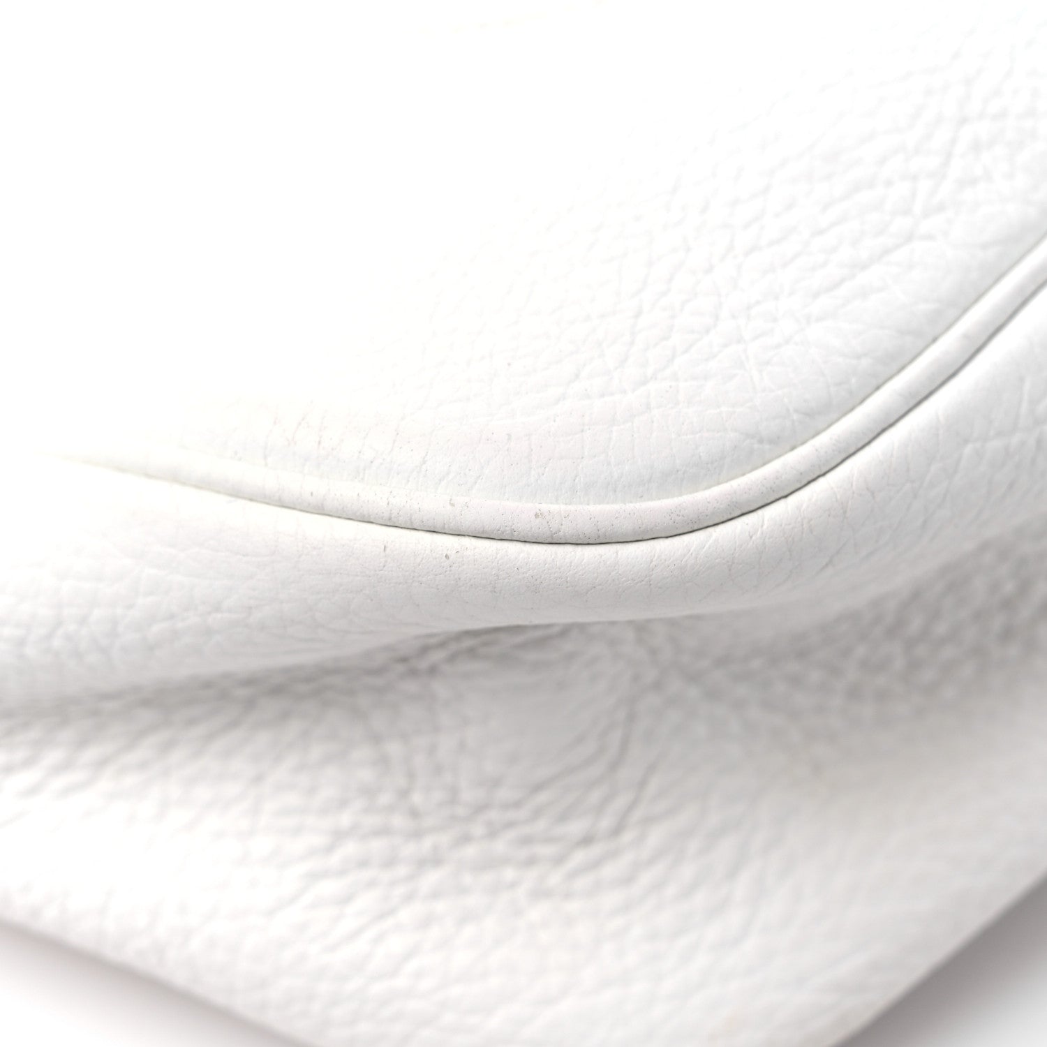 Hermes Taurillon Clemence Sac Trim II 35 White 8 of 15