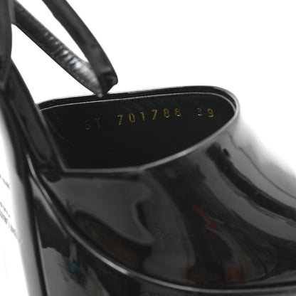 Saint Laurent Vernice Grupy Sexy 95 Tanouk Platform Sandals 39 Black 9 of 9