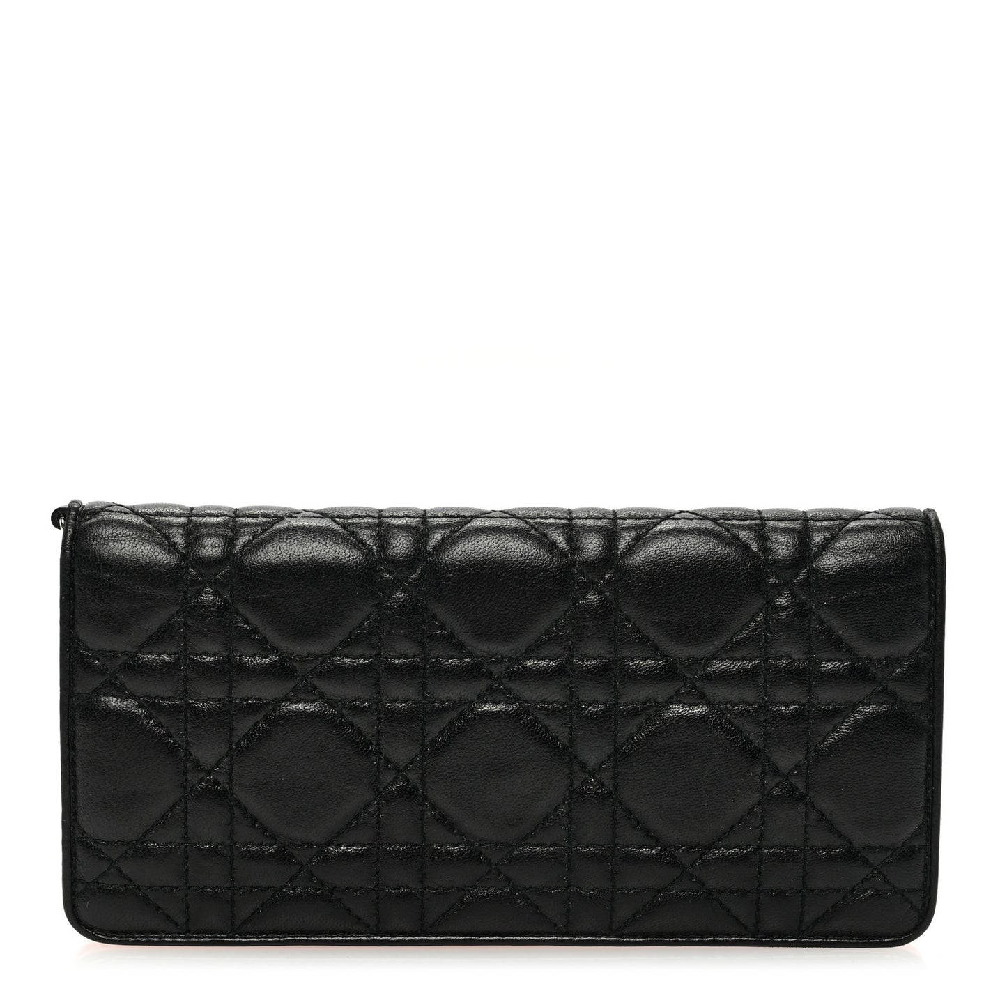 Lambskin Cannage Rendezvous Wallet Black