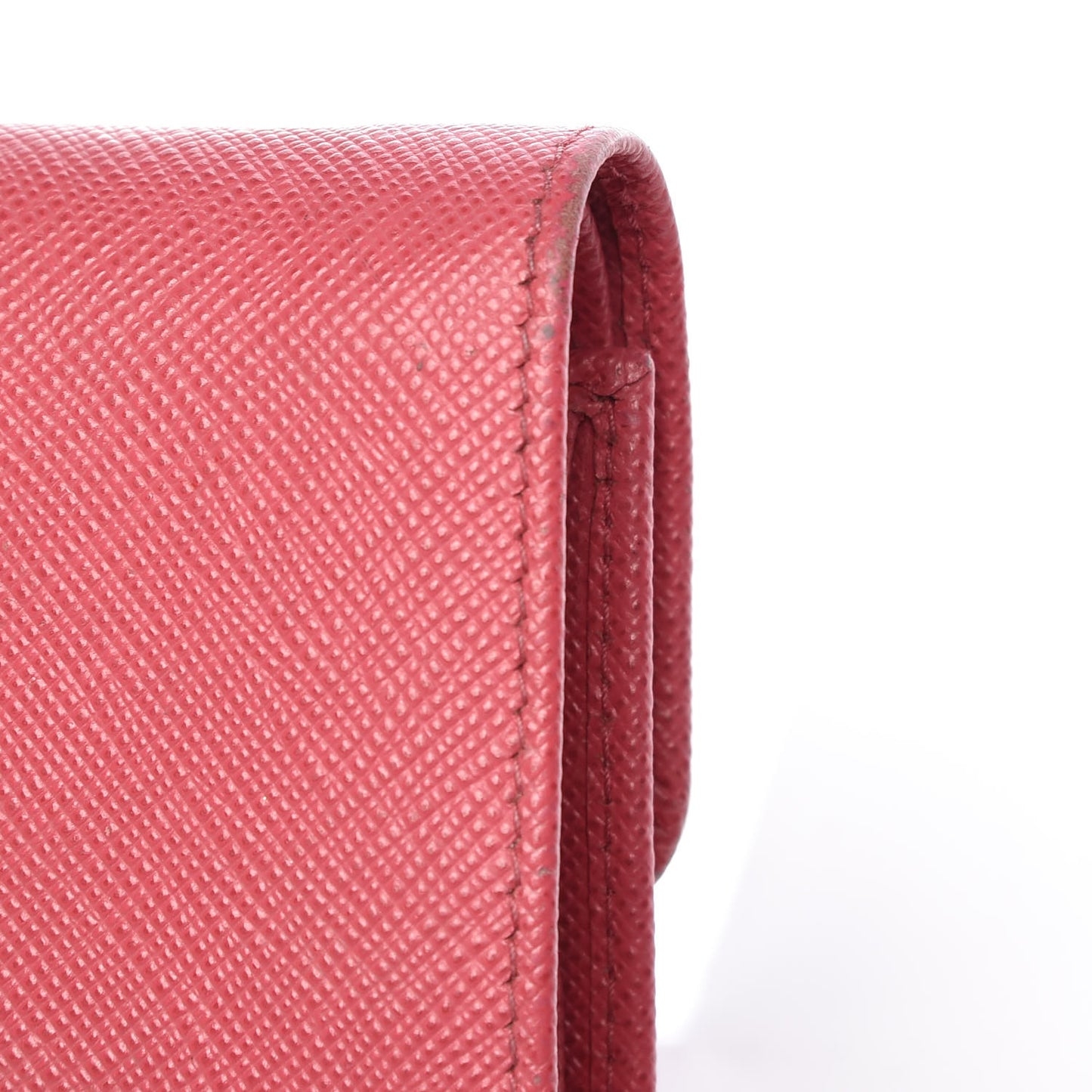 Saffiano Metal Flap Wallet Peonia