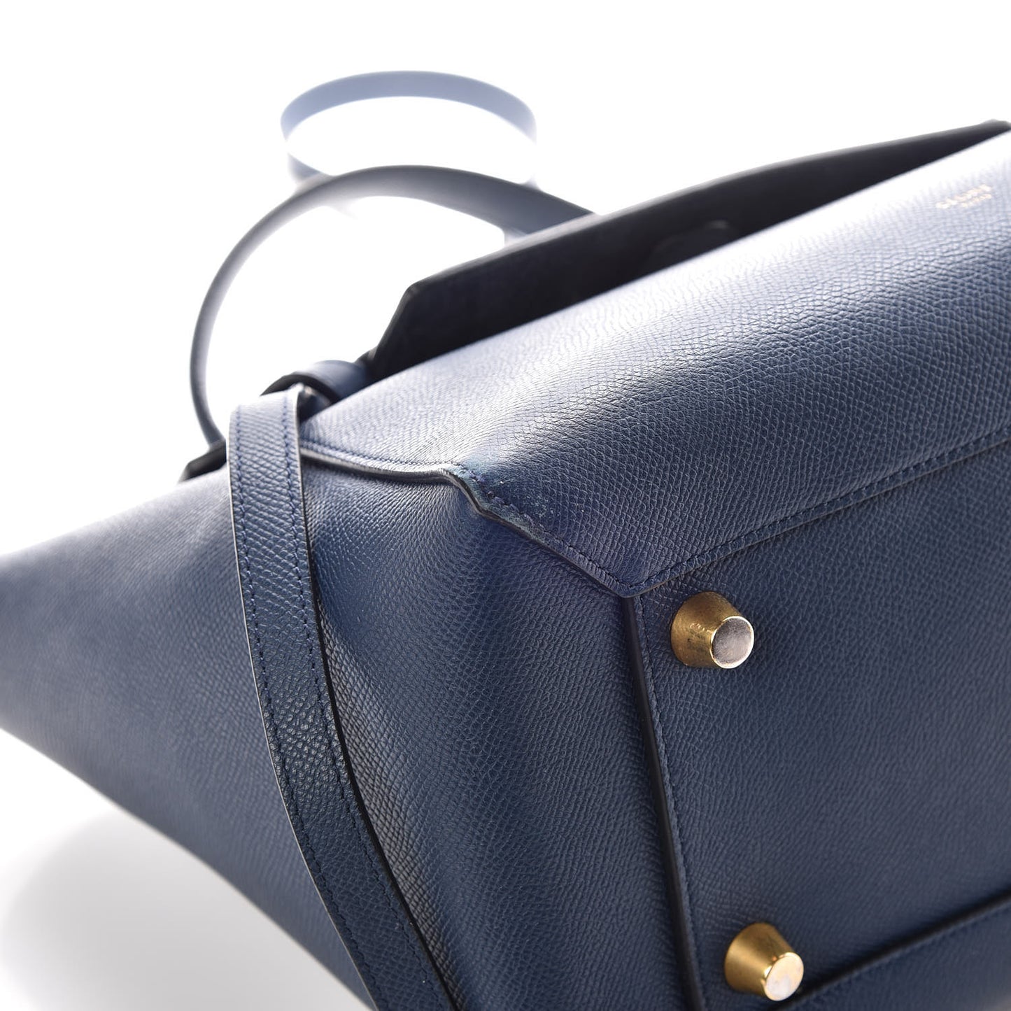 Grained Calfskin Mini Belt Bag Deepsea