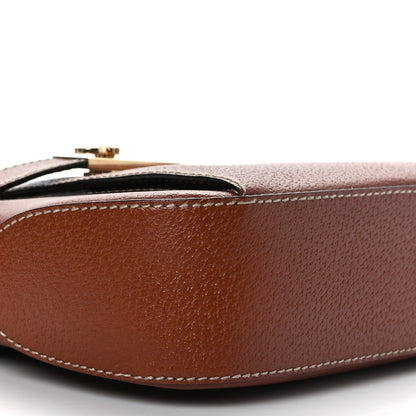Salvatore Ferragamo Pigskin Shoulder Bag Brown 7 of 8
